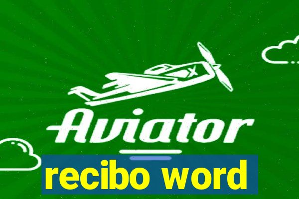 recibo word